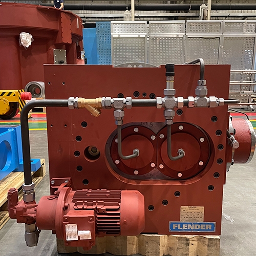 Application of reducer cooling pump set